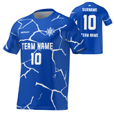 Flight Jersey Cracks - Royal Blue